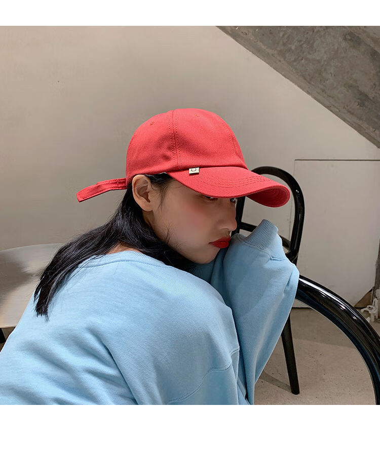 黑色帽子女2022年夏季夏季新款帽子女韩版ins鸭舌帽时尚今年流行的