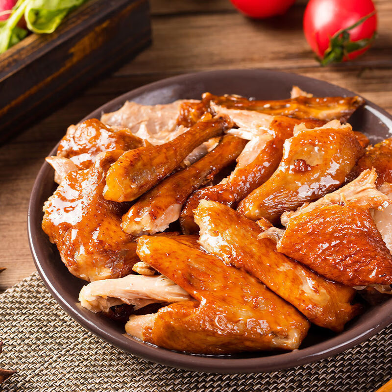 桶子鸡正宗夏邑胡桥麻椒鸡手撕鸡清真熟食真空包装河南特产名吃 500g