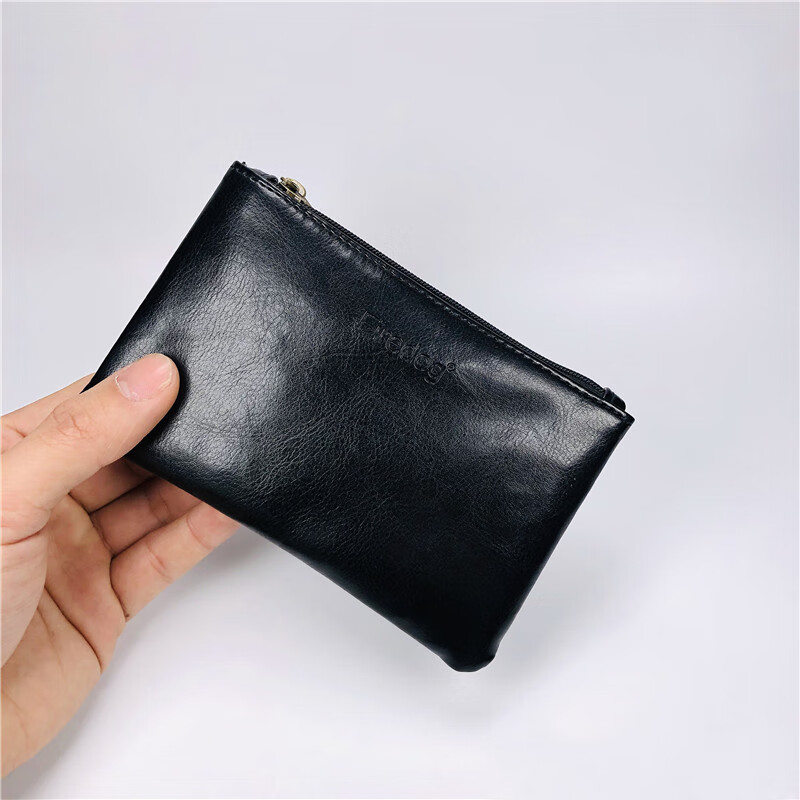 勤始皇烟丝包保湿包包烟斗包保湿盒便携皮质手卷烟斗烟具收纳包深棕色