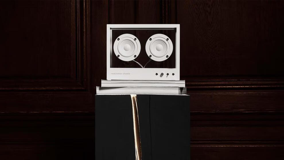 瑞典transparent speaker蓝牙透明音响北欧进口低音炮高颜值送礼 透明
