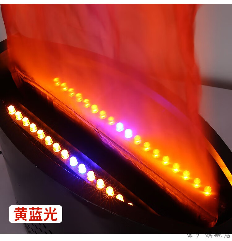 篝火仿真 假火焰火把火苗灯led仿真火焰灯大号电子火盆灯篝火晚会ktv