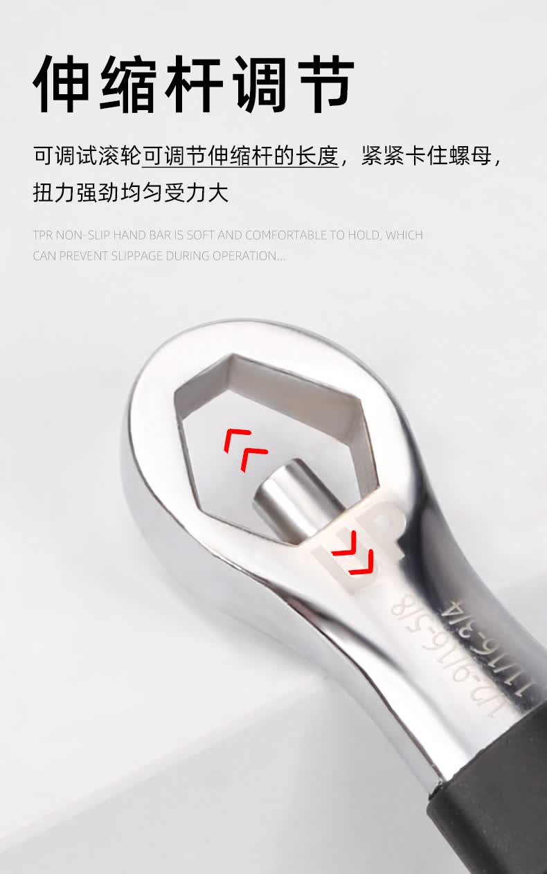 扳手多用梅花扳手双头自紧板手多功能双向开口扳手双头联动万用新式