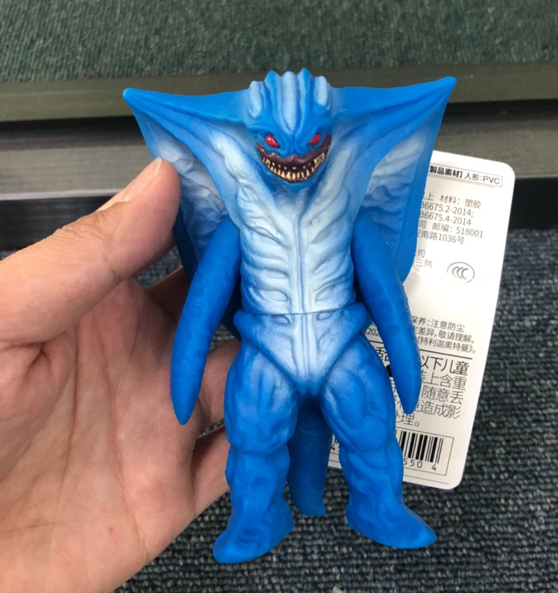 万代特利迦奥特曼迪迦怪兽软胶可动人偶哥莫拉极恶贝利亚邪神玩具荧光