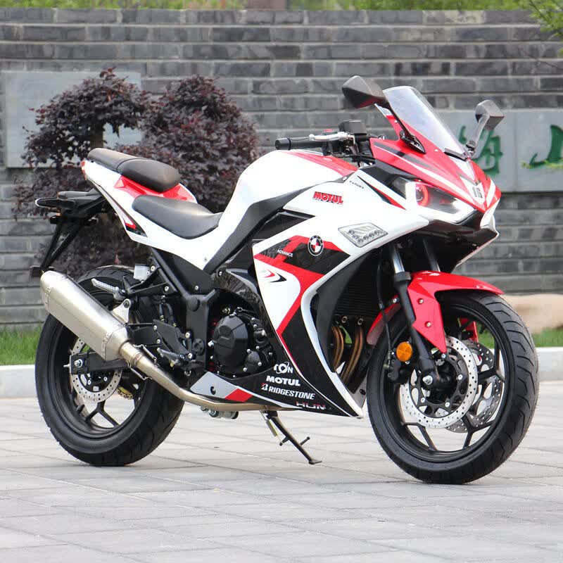 全新r3摩托车跑车大排量机车可上牌小忍者地平线摩托车国四单缸200