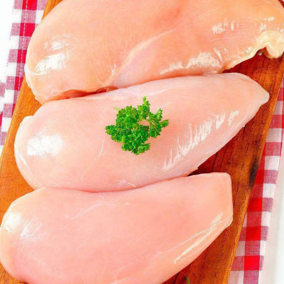 大鸡胸19斤冷冻新鲜鸡胸肉健身生肌鸡胸鸡脯肉去皮精修鸡胸肉 丽鲜玫