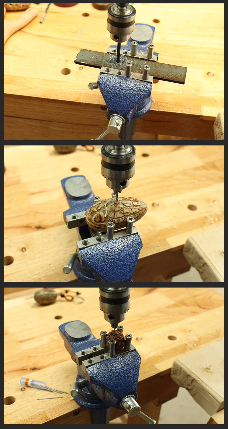 狗尾草 手摇钻多功能打孔钻孔神器木匠手动开孔器家用手动钻木工工具