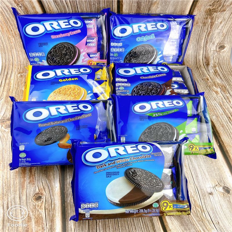 美国进口oreo奥利奥花生混巧克力夹心曲奇饼干多口味休闲儿童零食初恋