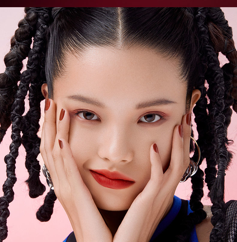 韩熙贞唇泥丝绒毒液唇釉不掉色唇彩雾面唇膏哑光口红m67毒液牛血色单