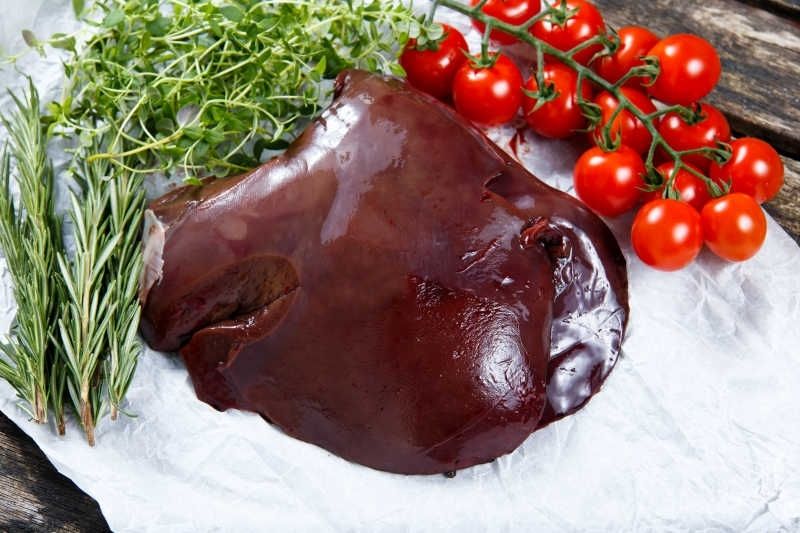 新鲜牛肝现宰黄牛冷鲜牛肝原味生牛杂新鲜牛肝烧烤生牛肝二十斤装