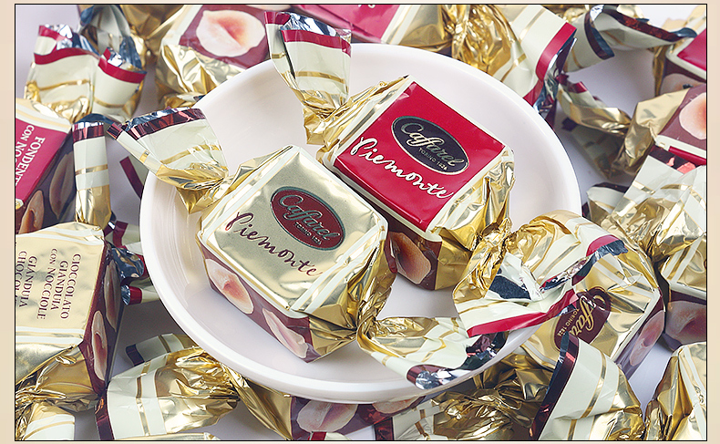 caffarel口福莱巧克力 500gcaffarel口福莱皮埃蒙特榛子牛奶榛仁黑