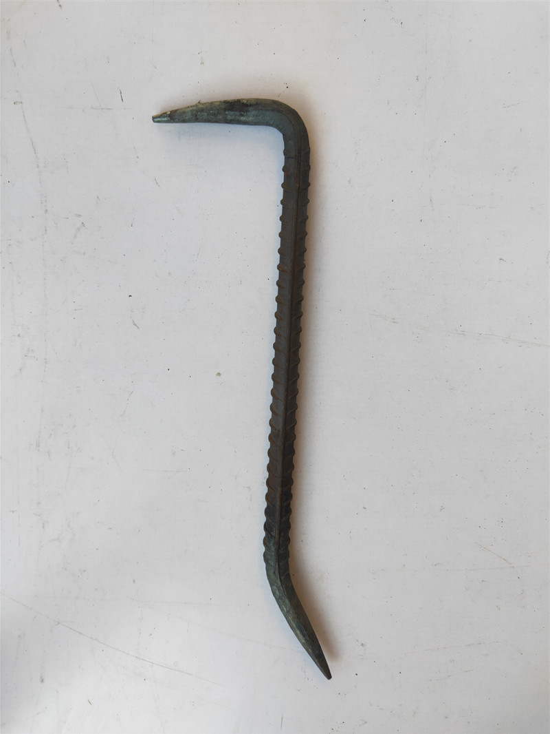 小撬棍建筑工地木工拆模撬棒螺纹钢筋7字形撬杠铝模专用工具螺纹钢16