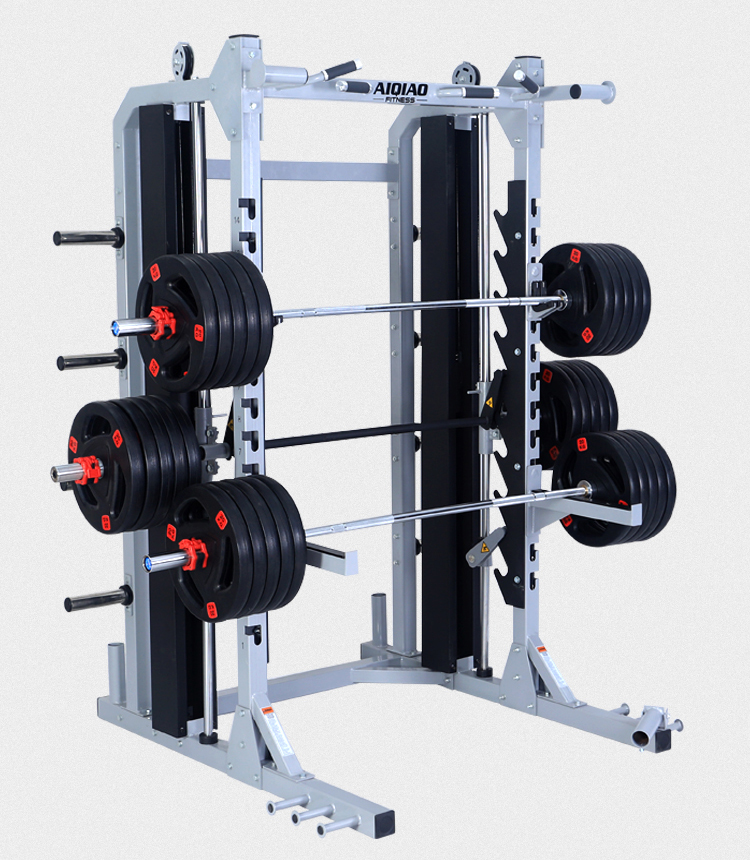 商用史密斯健身器材悍马器械健身房半框龙门架自由深蹲架家用 史密斯