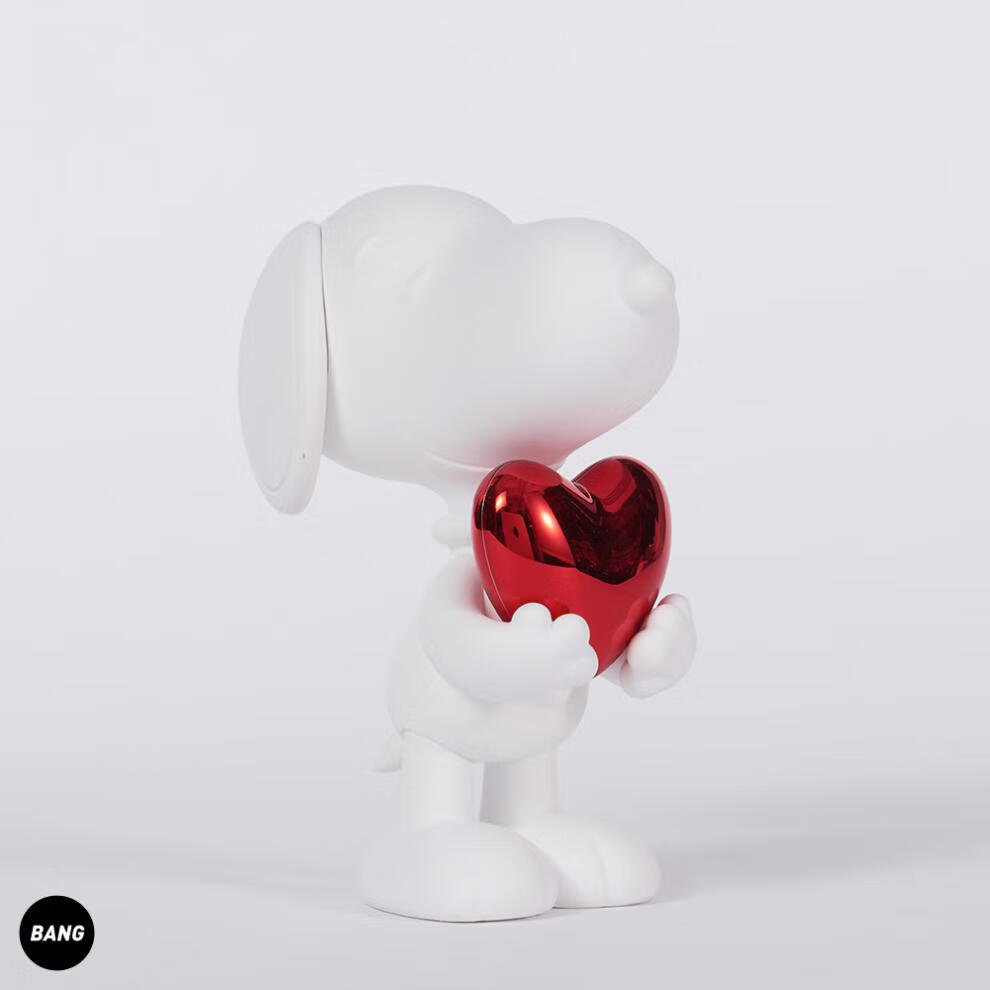 史努比动漫模型 【bang】现货 fun x snoopy 史努比爱心系列 潮玩摆件