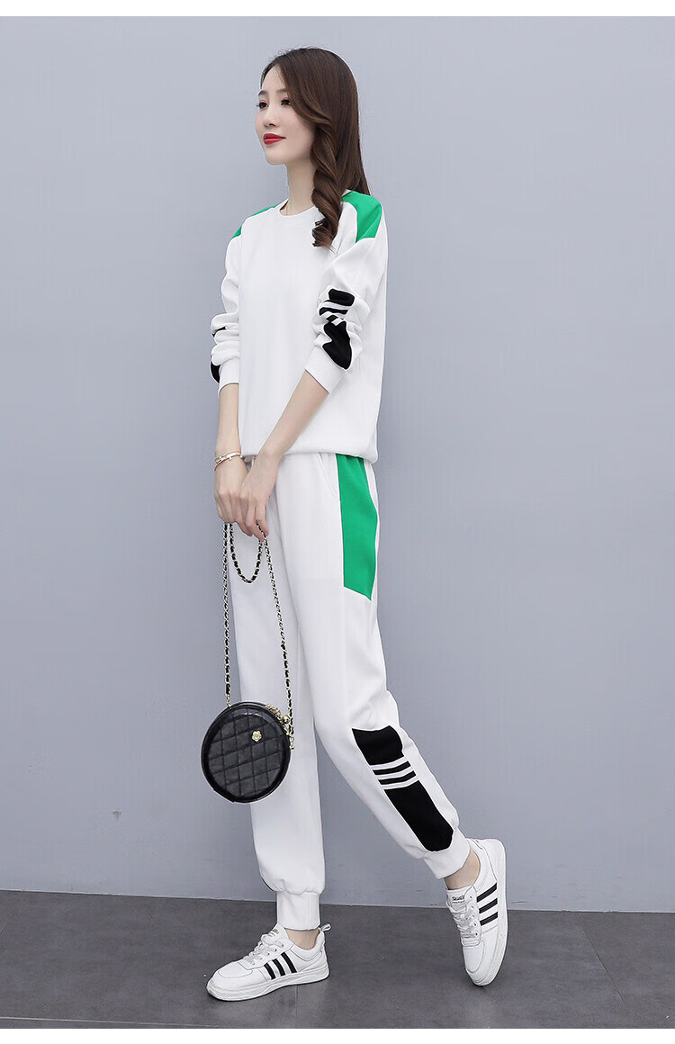 花花公子运动套装女春秋季2022年新款休闲服中年女士宽松晨跑运动服女