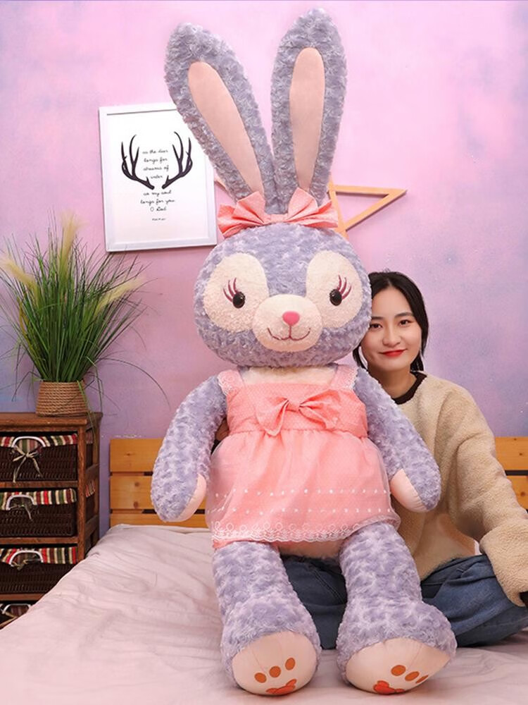 新带路兔子公仔礼盒新大陆星黛露毛绒星黛路娃娃达菲熊玩偶带路埭路黄