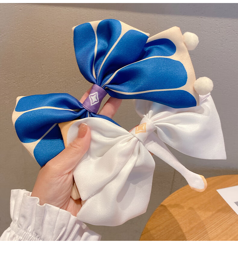 动漫同人头饰sky光遇同人斗篷大蝴蝶结发夹后脑勺发饰动漫周边头饰