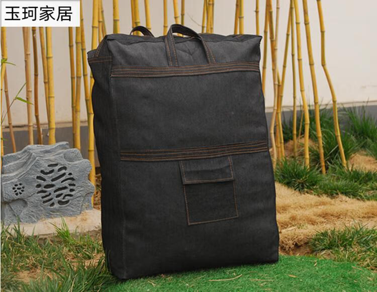 特大加厚双肩背包牛仔装棉被打工包搬家袋子装被子行李大包袋打包小号