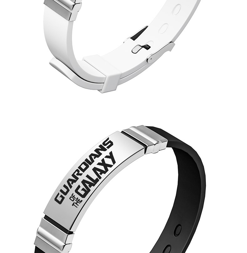 忆蓓芷定制刻字漫威动漫手环手链学生礼物硅胶运动手腕带推荐10989