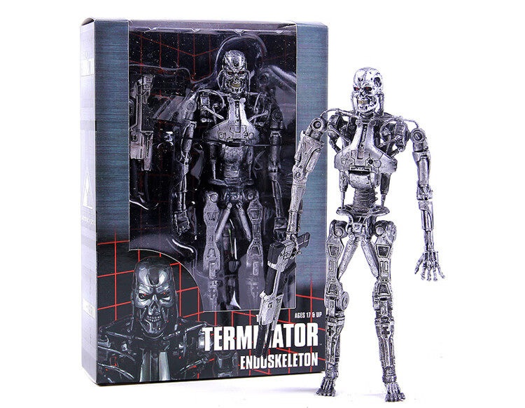 阿诺终结者手办模型t800骨架模型t1000老年萨拉康纳摆件施瓦辛格周边