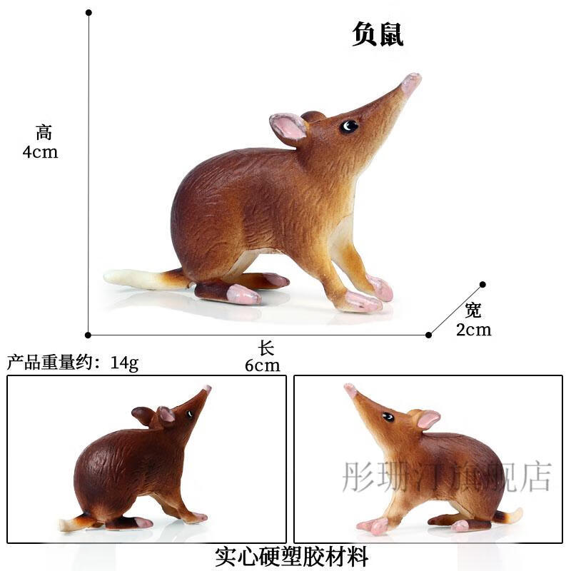 2022新款仿真野生動物玩具老鼠模型松鼠倉鼠金花鼠花栗鼠土撥鼠毛絲鼠