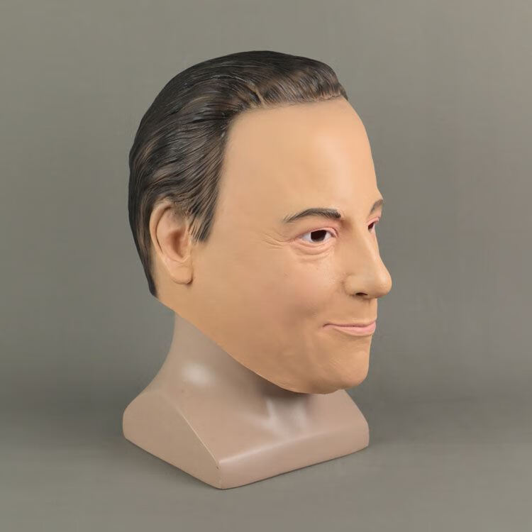 2022新款头套男3d立体人脸面具硅胶直播美女头套头罩光头男女伪娘老头