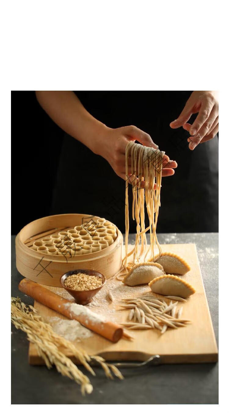 西贝莜面村莜面鱼鱼200g5袋粗粮代餐爽滑