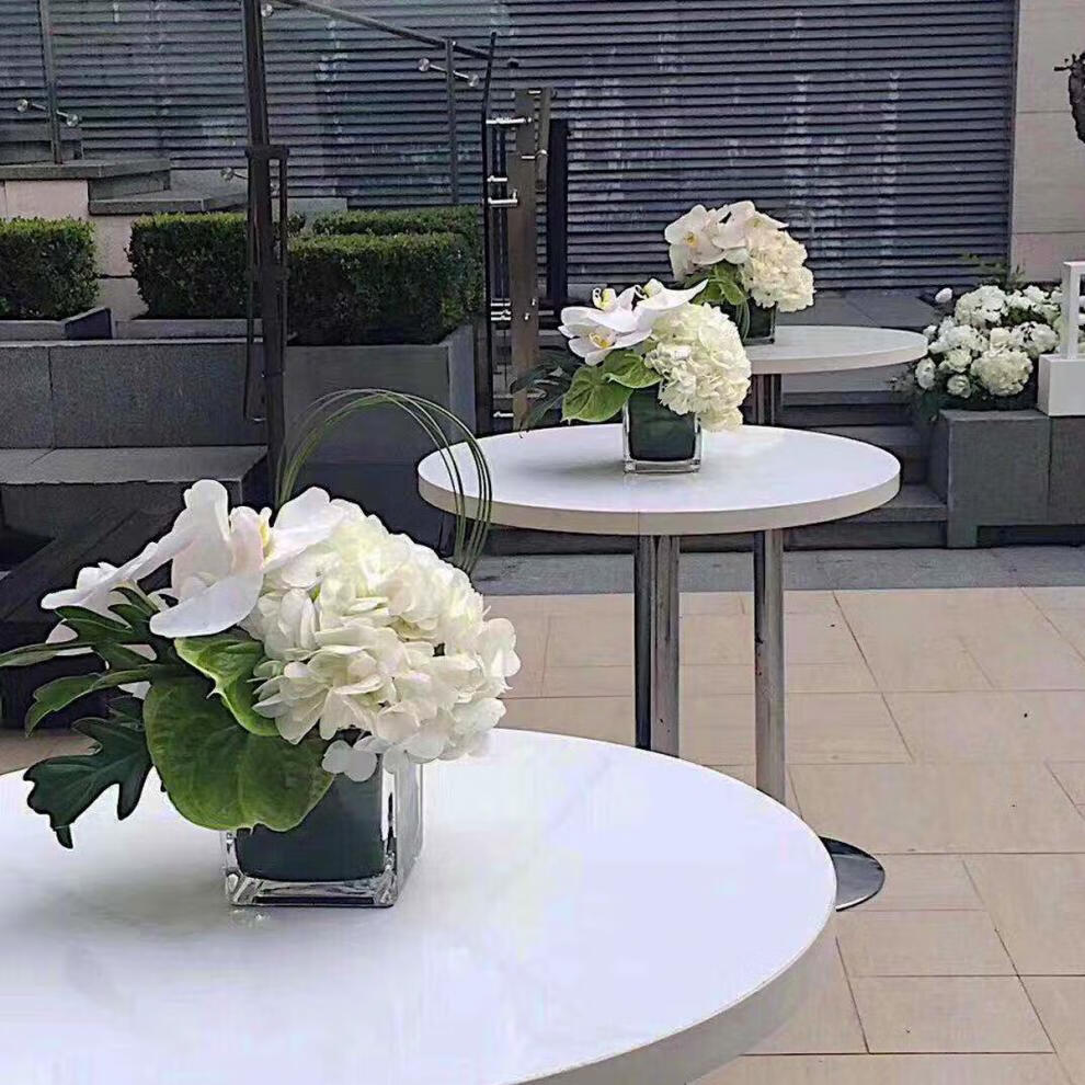 上海鲜花同城速递会议桌花宴会婚礼桌花小方杯桌花全国速递北京广州