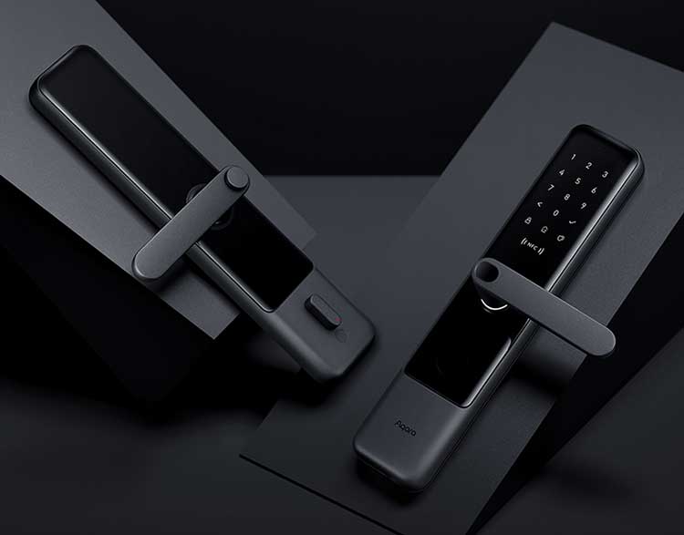 绿米aqara 智能门锁n200 c级锁芯真插芯 家用防盗门 指纹锁 电子锁