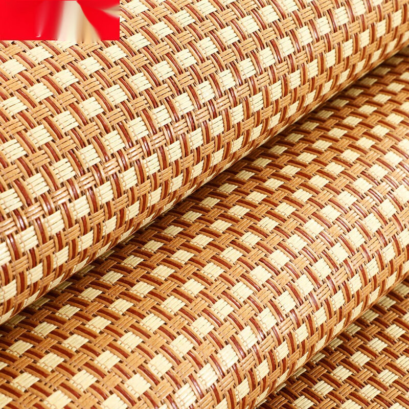 藤席凉席18m床夏季空调席子15米单双人学生宿舍12软草席可折叠双面款