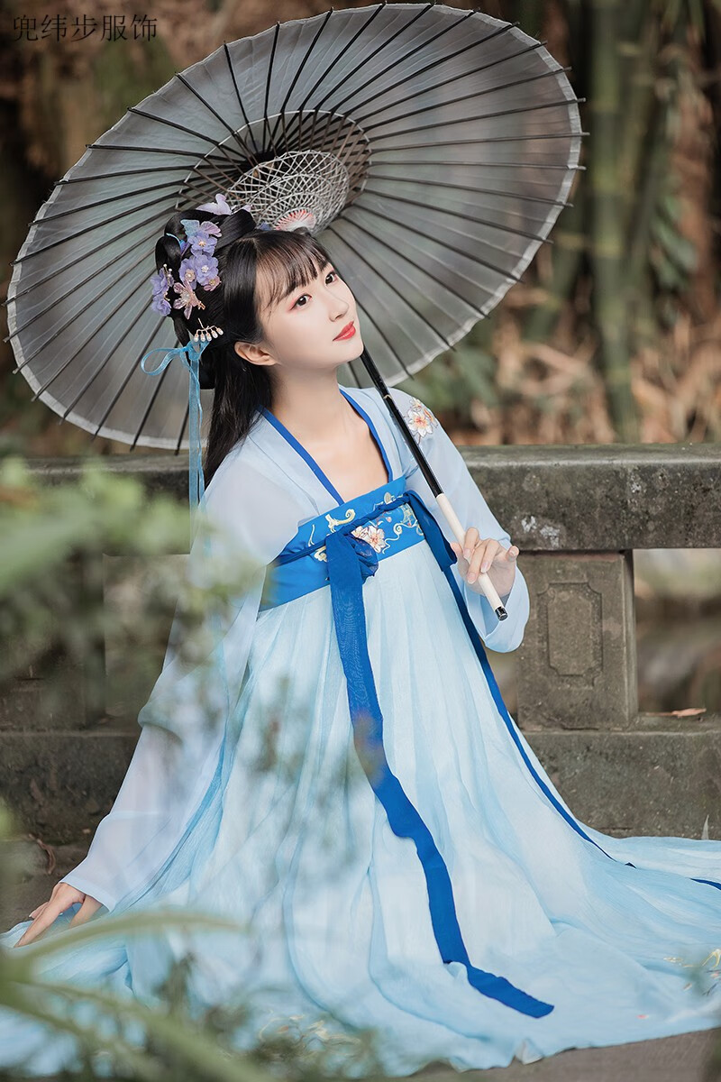 特价原创设计三月三九宫仙齐腰汉服女汉服齐胸唐制襦裙大袖衫绝版很仙