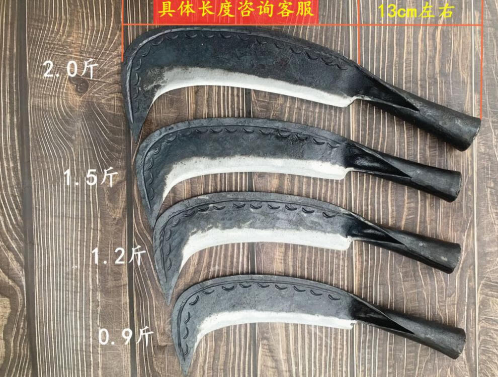 倾晨柴刀手工锻打贵州苗家柴刀夹钢手工锻打户外开路树伐木钓鱼农用
