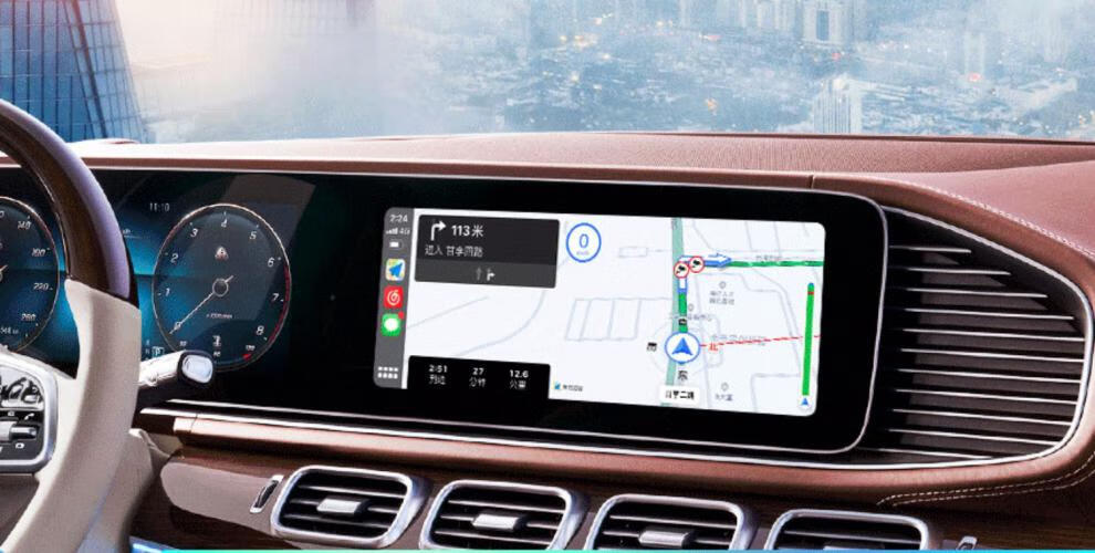 奔驰有线转无线carplay适用于华为hicar盒手机投屏视频中控导航