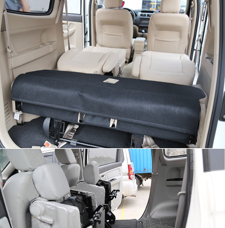 福瑞达m50s改装座椅昌河m50汽车折叠翻转m70快拆合页专用大空间