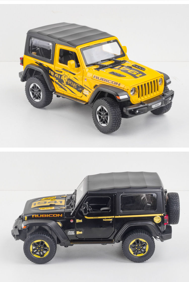 jeep合金车模吉普小汽车玩具仿真车模型越野车大号儿童玩具车男孩