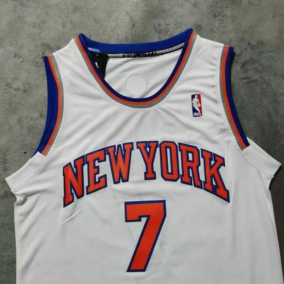 滕讯体育同款ds安东尼7号尼克斯球衣nba刺绣篮球服男女运动休闲背心