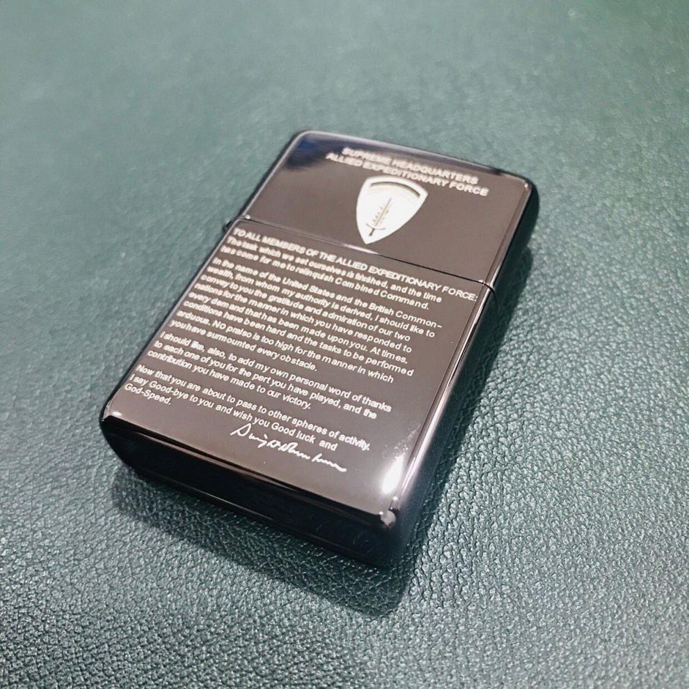 zippo之宝打火机 五星上将 离职宣言 黑炫冰绿冰纯铜独立宣言 深灰色