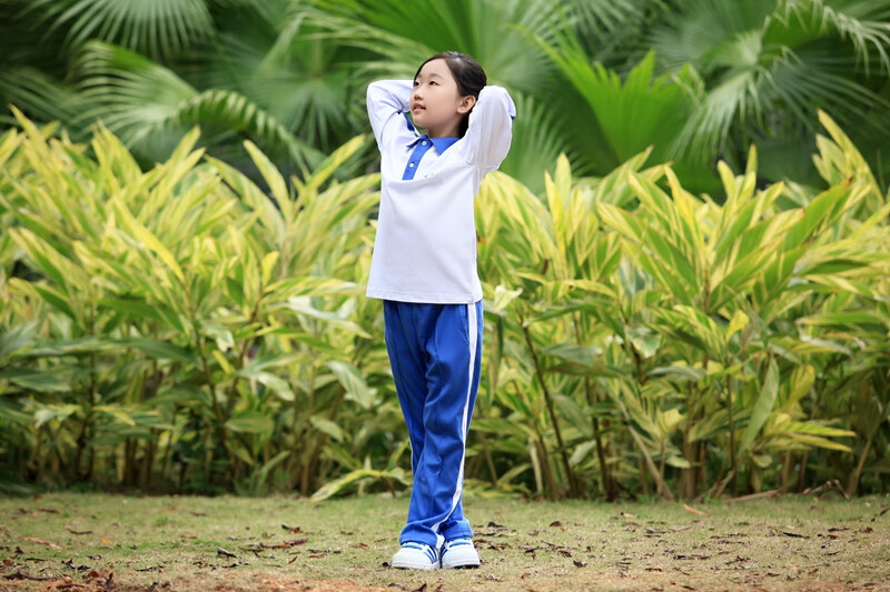 深圳市小学生校服莎臣豹校服小学生秋季女生运动服长袖上衣秋运动裤