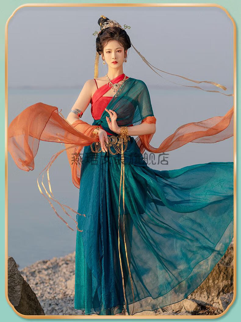 高品质好质量燕珺西域舞姬敦煌飞天汉服女春季中国风