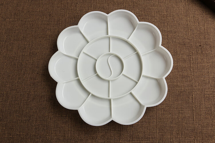 梅花调色盘 颜料调色盘 国画画画 学生调色盘 金水月轩