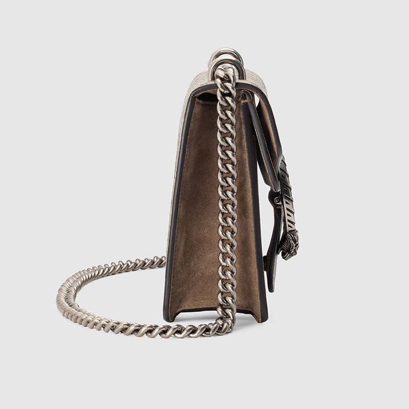 古驰gucci女包dionysus系列迷你款帆布配皮单肩斜跨链条包421970khnrn