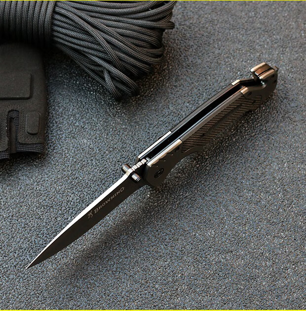 刀子防身高硬度折叠刀开锋野外生存短刀多功能开封军工刀刀具小刀随身