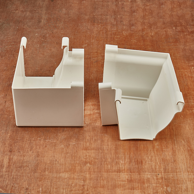 加厚pvc雨水槽别墅天沟屋檐排水槽檐沟接水槽落水成品天沟 吊接器(0.