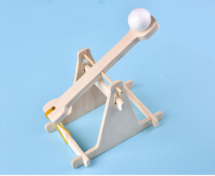 甄萌投石机儿童diy自制投石器手工玩具物理科学实验学生科技发明小