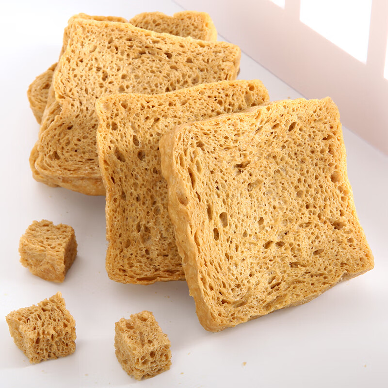 烤麸整块手工干面筋干拌凉皮烤夫上海风味四鲜烤麸食材500g
