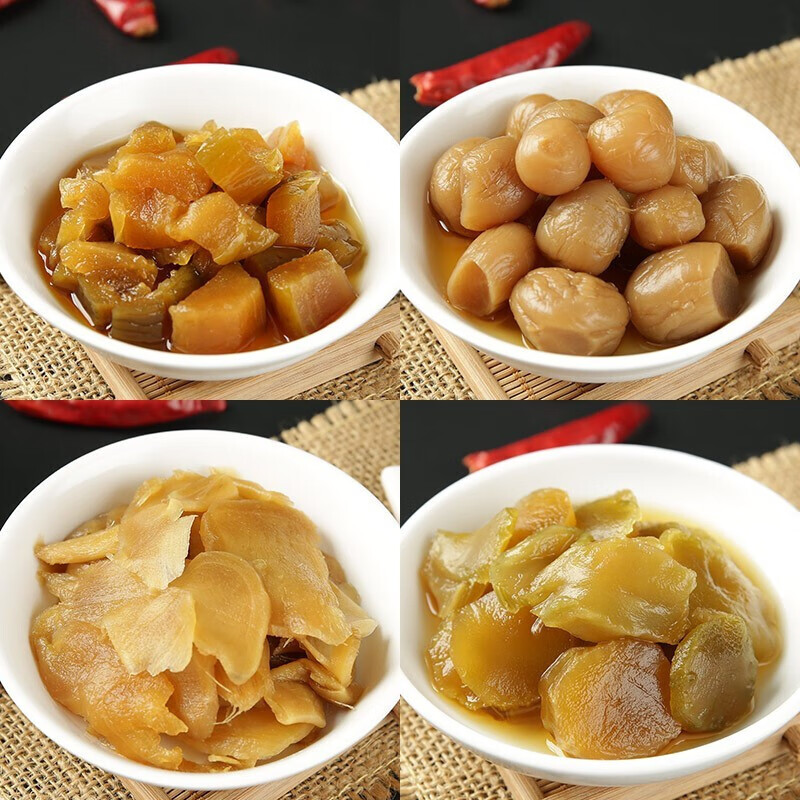 扬州特产三和四美酱菜下饭咸菜瓶装甜脆腌小嫩乳黄瓜什锦菜多口味酱菜