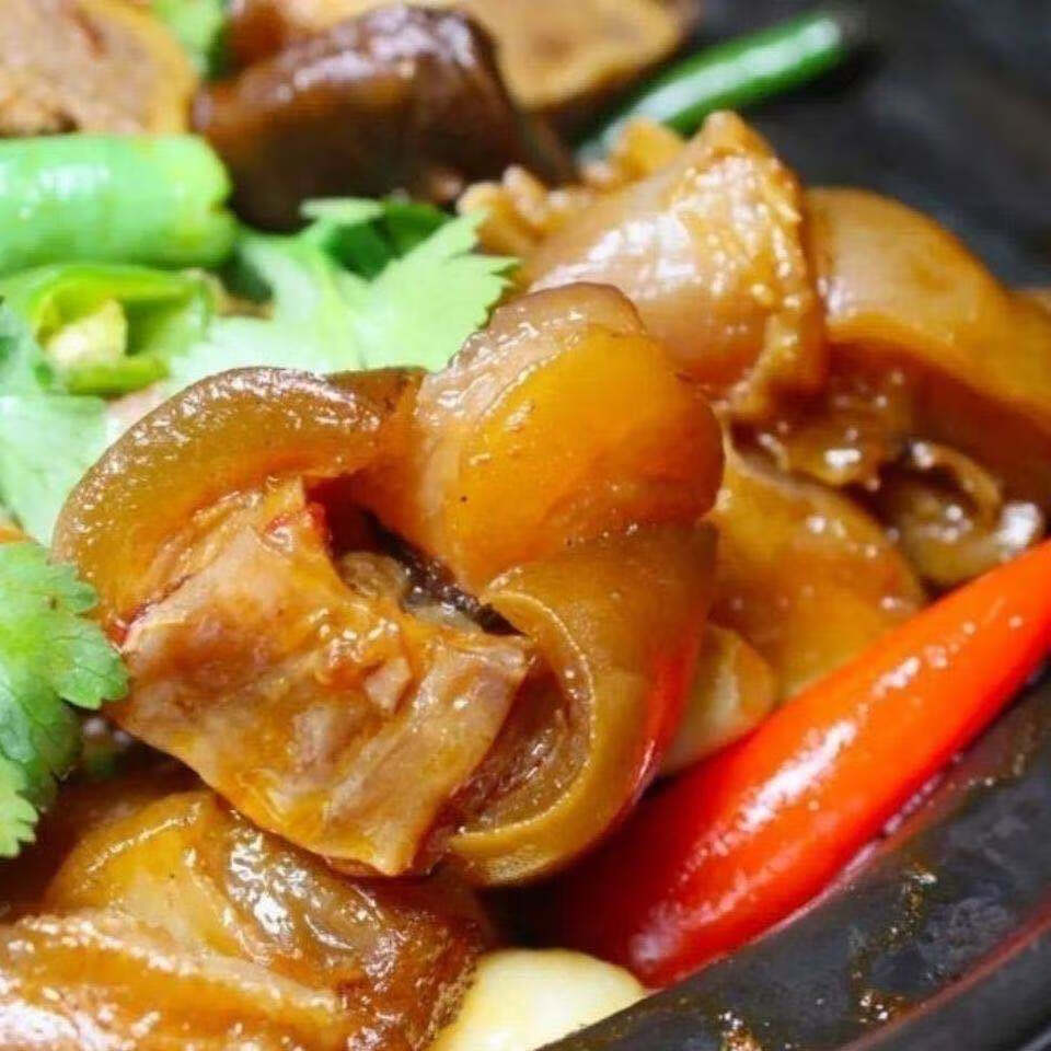 伊杰蔻 草饲黄牛蹄筋牛蹄子牛肉剔骨牛腿半熟黄牛脚 剔骨牛蹄【1斤装