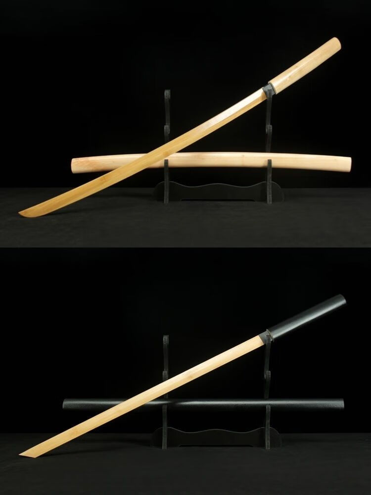 木制居合刀带鞘木刀居合练习木剑训练竹刀武d士刃唐横刀拨刀斩表演未