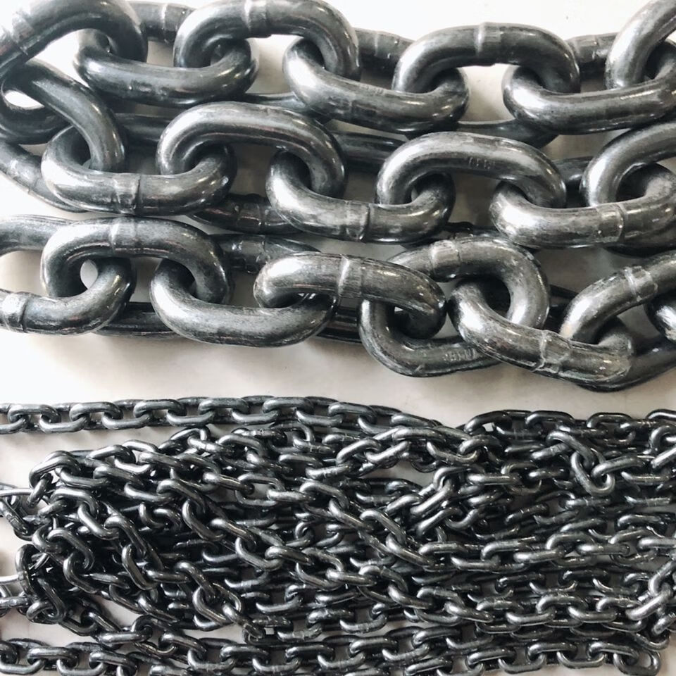 黑狼鸟锰钢链条g80铁链圆环链网红桥链起重链条手拉葫芦链条量大优惠