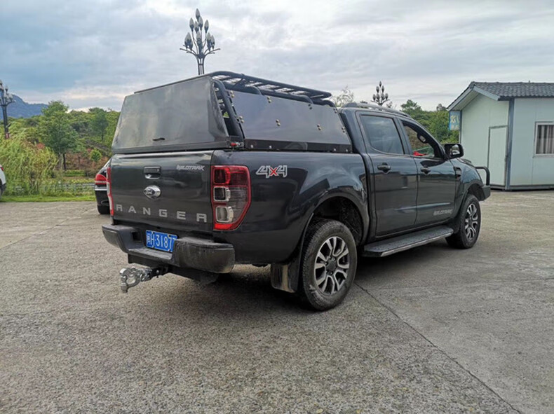 适用于福特ranger拖车钩小猛禽皮卡改装拖车杠牵引勾后拖钩托架拖挂