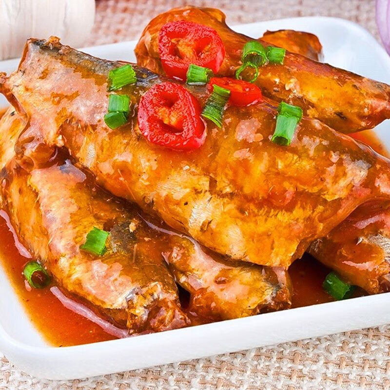 茄汁沙丁鱼罐头155g即食酸甜下饭拌饭番茄味鱼罐头 1罐装【试吃/看看